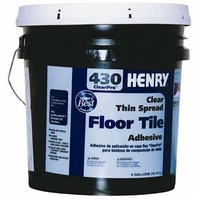 [해외] HENRY, WW COMPANY 12102 4GAL 430 Floor Adhesive, 4 gallon