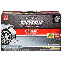 [해외] RockSolid Polycuramine Garage Floor Coating Dark Gray Kit 2.5 Car Garage Kit
