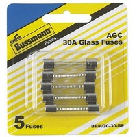 [해외] Bussman BP/AGC-30 RP 30 Amp Fuses 5 Count