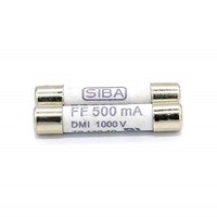 [해외] 2 Pack Digital Multi Meter Fuse FF500MA (500MA,0.5A)1000V Fast Acting Ceramic Fuse For DC Digital Multi Meter 6.3 x 32mm