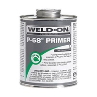 [해외] Weldon 10215 Clear P-68 Primer for PVC and CPVC Pipes, Non-Bodied, Fast Acting Primer, 1/4 pint Can with Applicator Cap