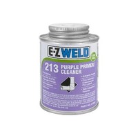 [해외] E-Z Weld 21203 Adhesive Primer, -10 Degree F to 110 Degree F Application Temperature, 16 fl oz Can, For PVC/CPVC Pipes and Fitting, Purple (Case of 12)