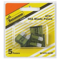 [해외] Bussmann (BP/ATC-30-RP) 30 Amp ATC Blade Fuse, Pack of 5