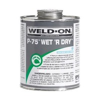 [해외] Weld-On 10248 P-75 Aqua Blue Wet R Dry Primer, Low-VOC, 1 quart Can with Applicator Cap, Metal Can