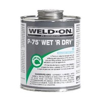 [해외] Weld-On 10249 P-75 Aqua Blue Wet R Dry Primer, Low-VOC, 1 pint Can with Applicator Cap, Metal Can