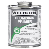 [해외] Weldon 14030 Clear Professional Plumbing Grade PVC/CPVC Primer, Low-VOC, 1 quart Can with Applicator Cap