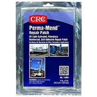 [해외] CRC 14094CS Perma-Mend UV Curable Repair Patch, Grey Sheet, 6 x 9(Pack of 12)