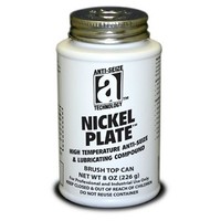 [해외] Anti-Seize Technology 35010 Nickel Plate Anti-Seize Compound with Graphite Paste in A Non Melting Carrier, 8 oz, Silver/Gray