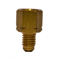 [해외] Trico FA-1025 Brass Central Lubrication Straight Adapter, 1/8 NPT Female x M8 x 1.25 Male