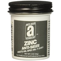 [해외] Anti-Seize Technology 45002 ZINC ANTI-SEIZE Zinc Petrolatum Compound, Paste, 2 oz, Gray