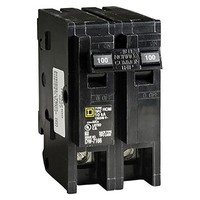 [해외] Square D by Schneider Electric HOM2100CP Homeline 100-Amp Two-Pole Circuit Breaker