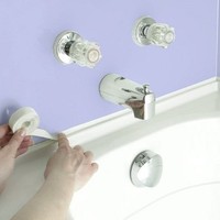 [해외] Hampton Direct Adhesive and Waterproof Caulk Tape-White, Fix Tub Counter Wall Sink