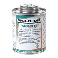 [해외] Weldon 10063 Green Tite 505 Key Metal Pipe Threas Sealant with Triple Tight Paint Can, 1 Quart, Green