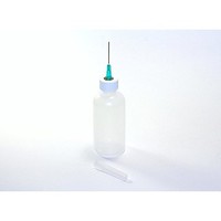 [해외] Gaunt Industries HYPO-25 - Epoxy and Cement Applicator - Precision Acrylic Adhesive Dispenser - 2 Ounce Clear Plastic Bottle with 23 Gauge Blunt Needle tip- Weld-on Applicator