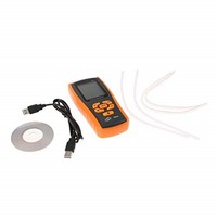 [해외] Homyl GM520 USB Digital LCD Pressure Manometer Gauge High Differential Pressure for Fan and Blower Pressure