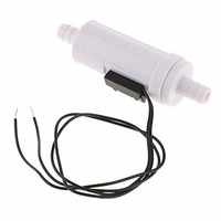 [해외] B Blesiya White Plastic Magnetic Water Flow Flowmeter Counter Sensor Switch Meter 10mm