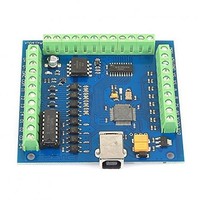 [해외] SainSmart 4 Axis Mach3 USB CNC Motion Controller Card Interface Breakout Board
