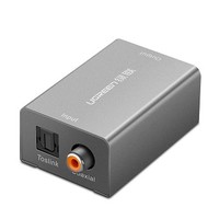[해외] UGREEN Digital Optical Toslink Coax to Analog Audio 3.5mm Jack Converter Adapter