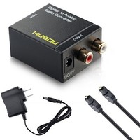[해외] Musou Digital Optical Coax to Analog RCA Audio Converter Adapter with Fiber Cable