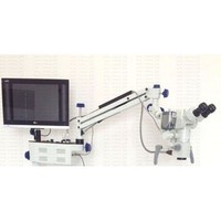 [해외] LED Illumination -Wall Mount Surgical Operating Microscope 3 Step,0-180° Inclinable Binoculars with LED Screen,Beam Splitter,C Mount,HD Camera Full Setup (110-240V)