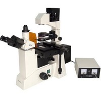[해외] Omano OMFL600 - Inverted Fluorescence Microscope - 6pcs LWD Objective Lenses - 400x Max - 4pc Excitation Filters - 100W Mercury Arc Lamp - Integrated Halogen Illumination