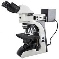 [해외] BestScope BS-6010BR Metallurgical Siedentopf Binocular Compound Microscope, WF10x Eyepieces, Infinity Plan Objectives, 50x-1000x Magnification, Kohler Halogen Illumination, Green,