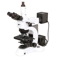 [해외] BestScope BS-6022RF Metallurgical Trinocular Compound Microscope, EWF10x Eyepieces, Infinity Plan Objectives, 50x-1000x Magnification, Brightfield/Darkfield, Reflected Kohler Halog