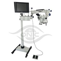 [해외] ENT Operating Microscope 5 Step,Floor Type,0-180° Inclinable,LED Screen, HD Camera,Beam Splitter Dr.Onic