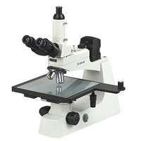 [해외] BestScope BS-4000B Industrial Inspection Trinocular Compound Microscope, EWF10x Eyepieces, Infinity Plan Objectives, 50x-1000x Magnification, Brightfield/Darkfield, Halogen Illumin