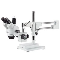 [해외] 7x-45x Trinocular Stereo Zoom Microscope +3D Boom Stand