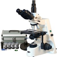 [해외] 40X-2500X Professional Infinity Plan Phase Contrast Kohler Trinocular Microscope
