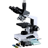 [해외] 40X-2000X LED Trinocular Biological Compound Microscope