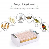 [해외] Automatic Digital Egg Incubator, 24 Eggs Hole Poultry Hatcher with Temperature Control for Chickens