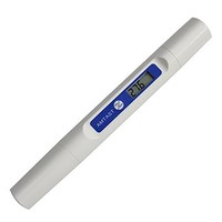 [해외] AMTAST Portable Pen Type pH Meter for Skin Fruits Surface Flat Pen pH Tester with Temperature Display, No Need Calibration, Range 0.00~14.00, Temperature: 0~60°C