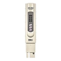 [해외] HM DIGITAL EC Meter EC-3M Electrical Conductivity Tester, Handheld Portable EC Temperature Water Test 0-9990 µS, 1µS Resolution, +/- 2% Readout Accuracy,With Leather case
