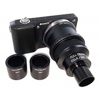 [해외] 2X Microscope Adapter for Sony E Mount (NEX/A7/A9/QX/VG) Mirrorless Cameras. Fits 23mm, 30mm and 30.5mm Ports