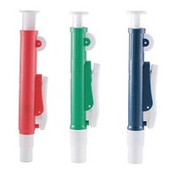[해외] Set of 3 Pipette Pumps: 25mL, 10mL, 2mL (red, green, blue)