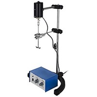 [해외] Mophorn Electric Overhead Stirrer Mixer 0-2000 RPM Overhead Stirrer Mixer 100W Lab Mixer Blender Variable Speed 0-120 Minutes Overhead Stirrer