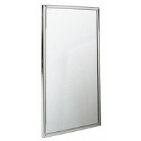 [해외] Bradley 781-018360 Roll-Formed Channel Frame Float Glass Mirror, 18 Width x 36 Height