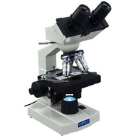 [해외] OMAX 40X-2000X Lab LED Binocular Compound Microscope with Double Layer Mechanical Stage and Coaxial Coarse/Fine Focusing Knob