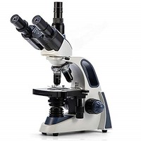 [해외] Swift SW380T 40X-2500X Magnification, Siedentopf Head, Research-Grade Trinocular Compound Lab Microscope with Wide-Field 10X/25X Eyepieces, Mechanical Stage, Ultra-Precise Focusing