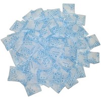 [해외] 1 Gram Pack of 100 Silica Gel Desiccant Non Toxic Moisture Absorber Dehumidifiers, Food and Pharmaceutical Grade