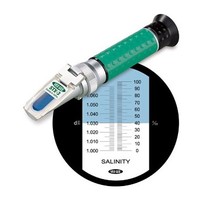 [해외] Vee Gee Scientific STX-3 Handheld Refractometer, with Salinity Scale, 0-100, +/-1.0 Accuracy, 1.0 Resolution