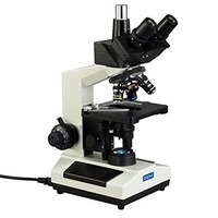 [해외] OMAX 40X-2500X Trinocular Biological Compound Microscope with Replaceable LED Light