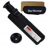 [해외] GAIN EXPRESS Fiber Optical Cable Inspection HandHeld Microscope include 2.5mm Adaptor and 1.25mm Adaptor 400x Magnification