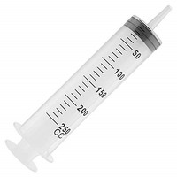 [해외] 250ml Syringe, Extra Large Plastic Syringes for Glue Dispensing, Scientific Labs, Watering, Refilling, Multiple Uses