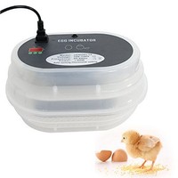 [해외] Smartxchoices 12 Digital Clear Egg Incubator Hatcher Automatic Egg Turning Temperature Control