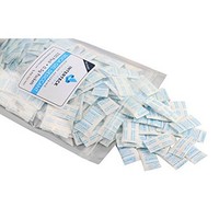 [해외] Interteck Packaging 250 Pack of 0.5 Gram Silica Gel Packets - Rechargeable Tyvek Desiccant Packets and Dehumidifiers, Food Safe Silica Gel [3/4 x 1 inches]