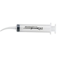 [해외] Monoject 3072331PK12 Curved Tip Syringe, 0.5 Height, 0.5 Wide, 4 Length, 12 cu. in. (Pack of 12)