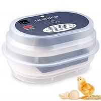 [해외] Egg Incubator, HBlife 9-12 Digital Fully Automatic Incubator for Chicken Eggs, Poultry Hatcher for Chickens Ducks Goose Birds